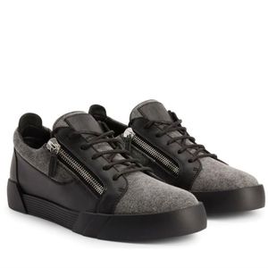 Giuseppe Zanotti Men Frankie Sneakers Casual Shoes Zipper Shoes Genuine Leather